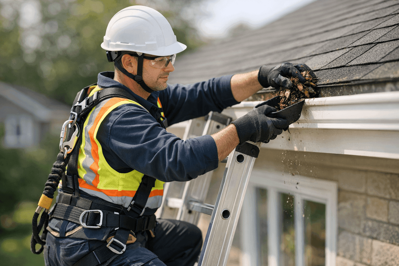 DIY vs. Professional Gutter Cleaning: What’s Safer?