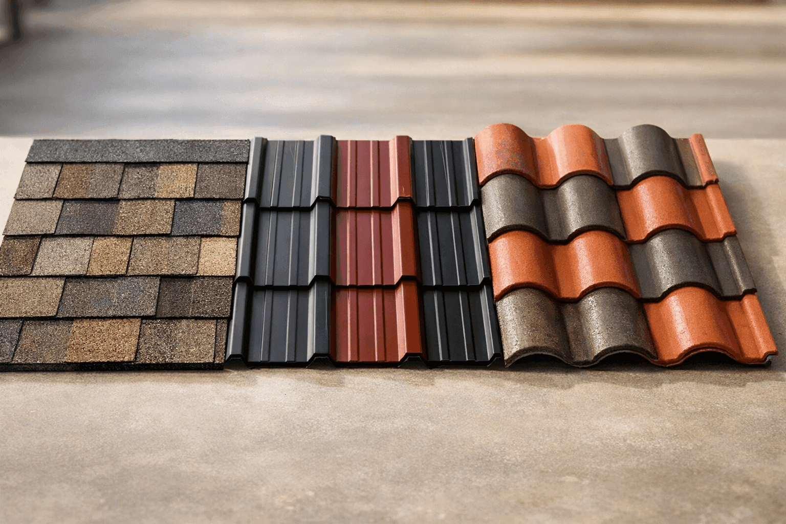 Roofing Materials Compared: Shingle, Metal, Tile, and More