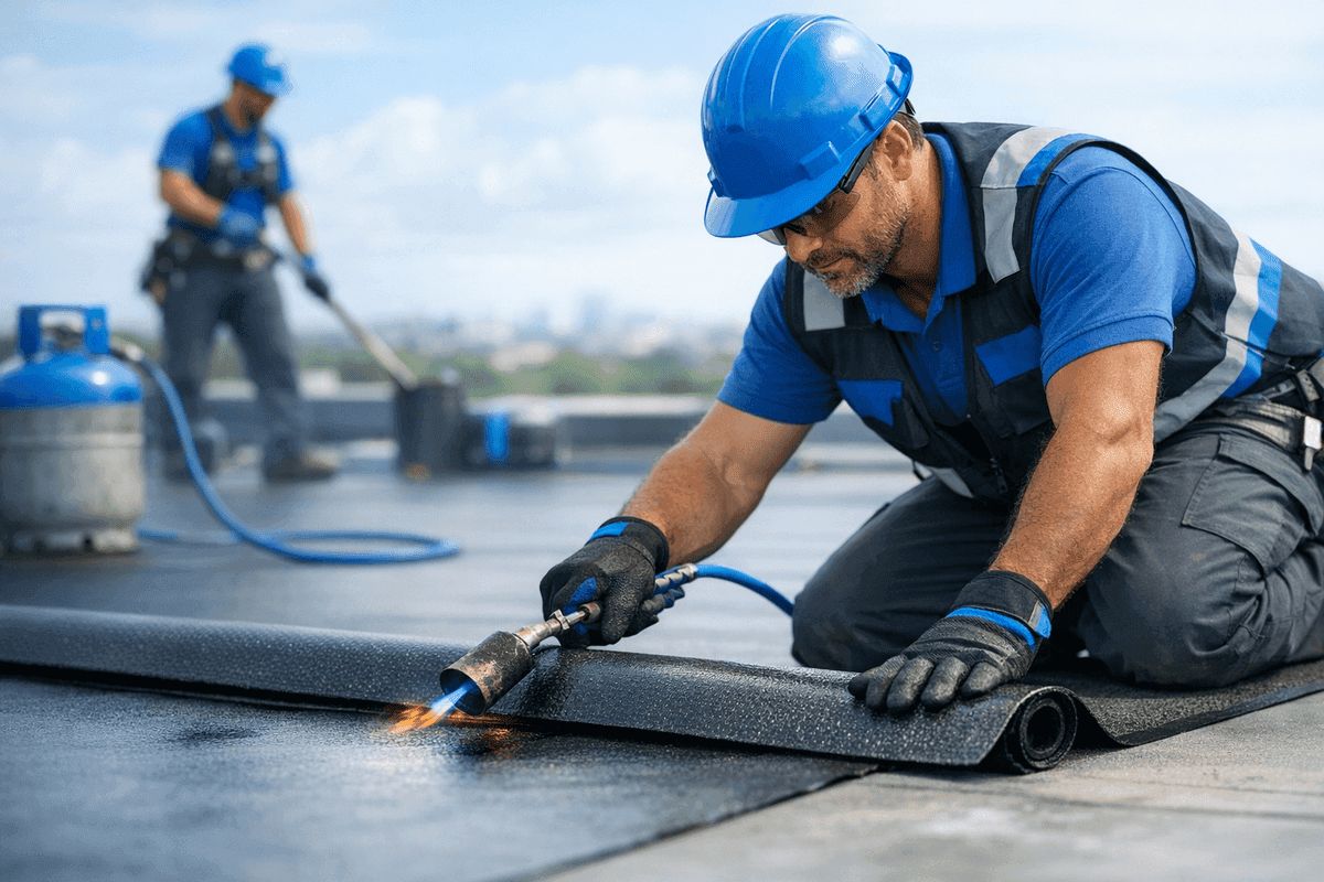 Flat Roofs service by Shindo Trust Roofing