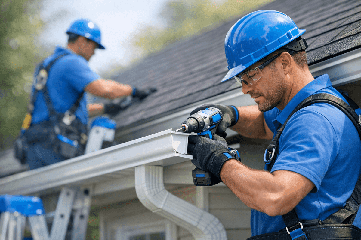 Gutter Installation service by Shindo Trust Roofing