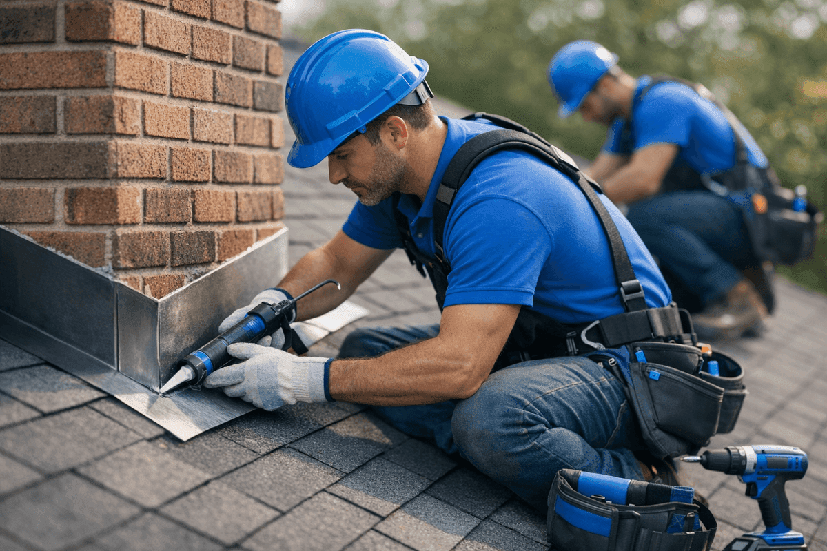 Roof Flashing Repair service by Shindo Trust Roofing
