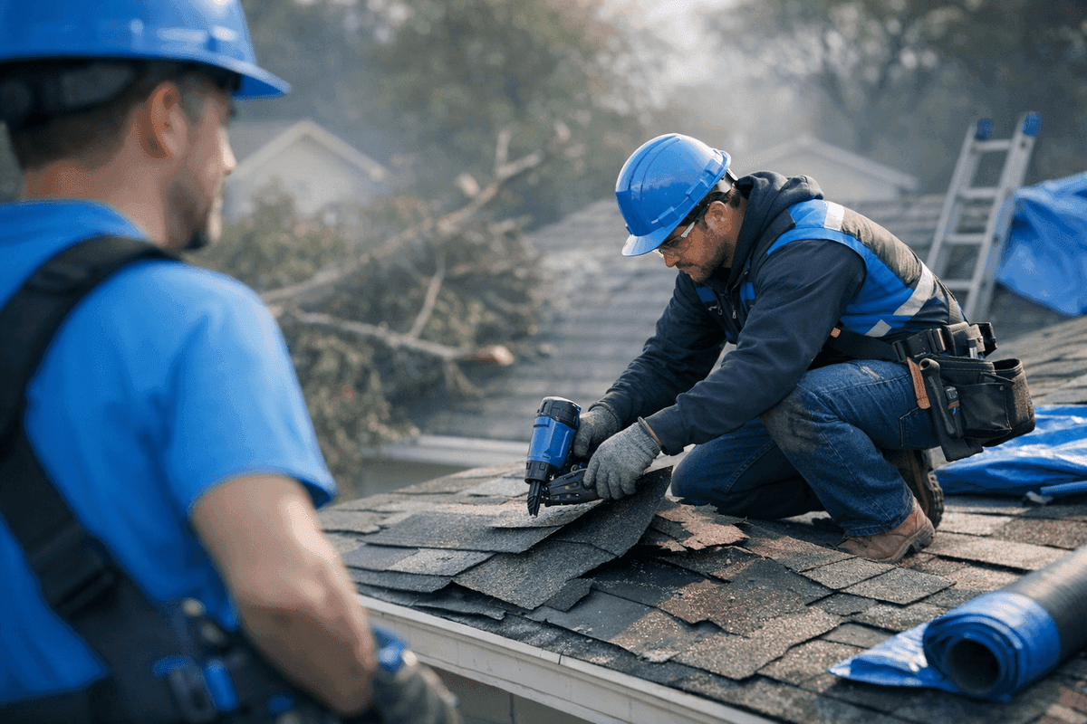 Storm Damage Restoration service by Shindo Trust Roofing